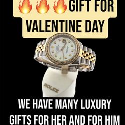 Rolex watch 36mm (Dimond bezel & dial, TwoTone, Stainless steel, Chronograph) Gift for Valentine Day Part Birthday Wedding 
