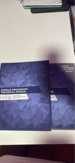 HSPA Sterile Processing Manual and Workbook