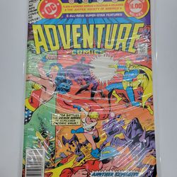 DC Comics Adventure Comics #(contact info removed) Wonder Woman The Flash Deadman Aquaman Justice Society Of America