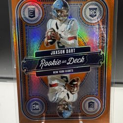 2025 Panini Donruss Elite Jaxson Dart Rookie On Deck /199