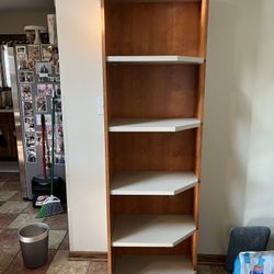 Solid Wood Corner Shelving unit