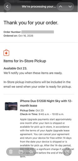 iPhone Duo 512GB Night Sky