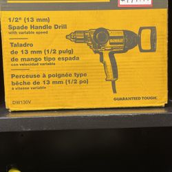 Dewalt Spade Drill 