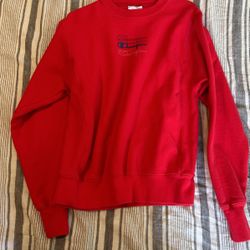 Size Small red Champion Sweater 