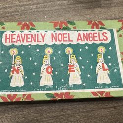 Heavenly Noel Angels Candle holders