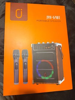 JYX-69BT Portable Bluetooth Speaker with Microphones