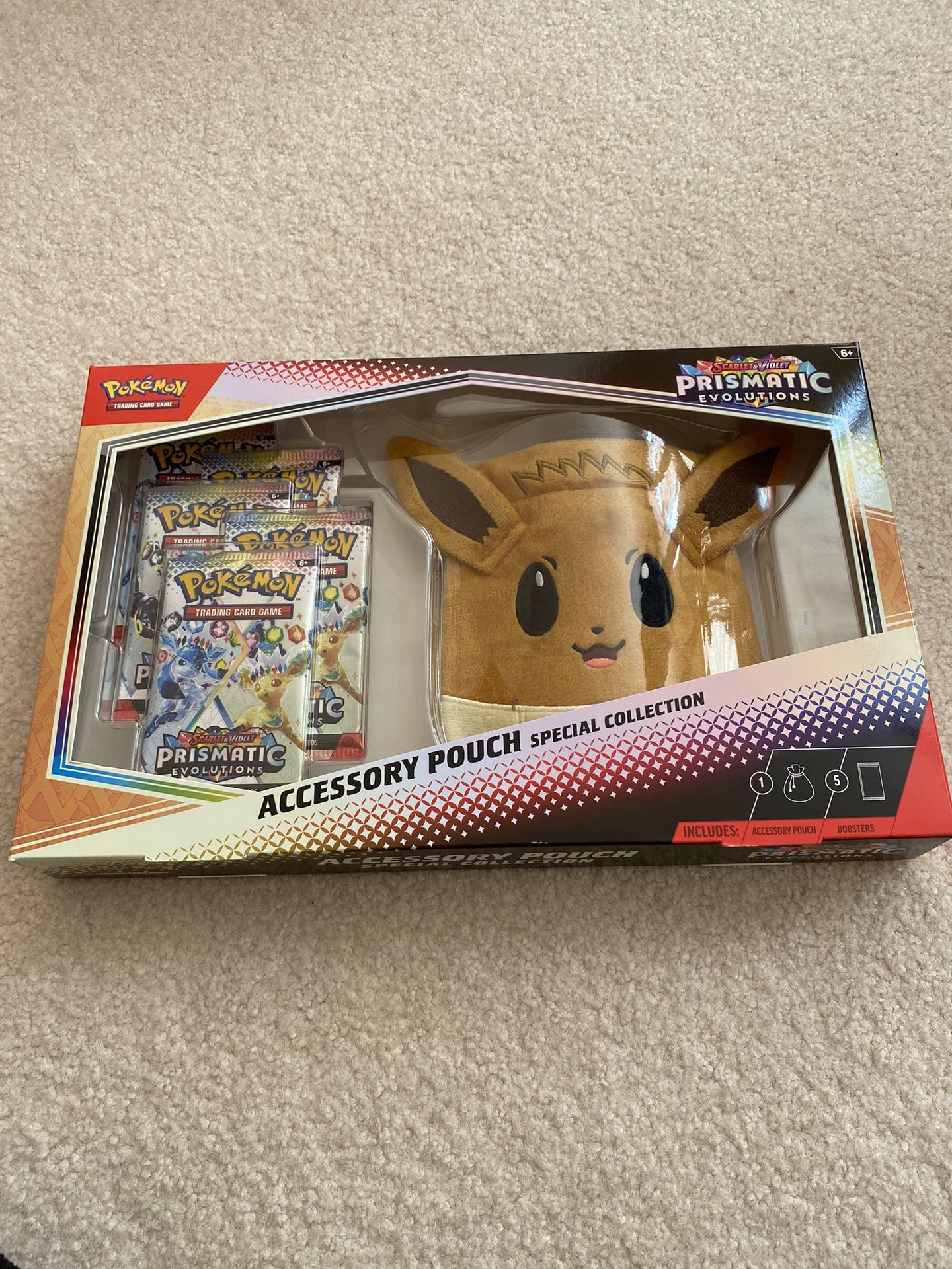 Pokemon Prismatic Evolutions Accessory Pouch Special Collection