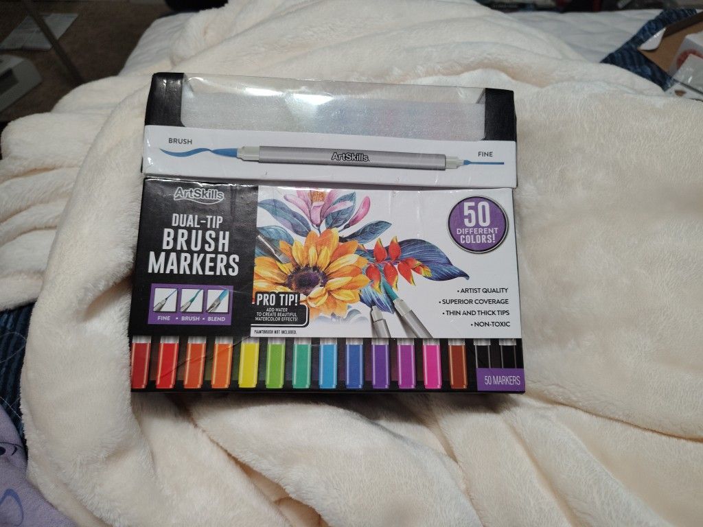 Used art supplies