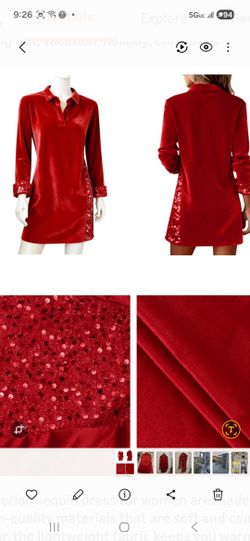 Red Holiday Dress
