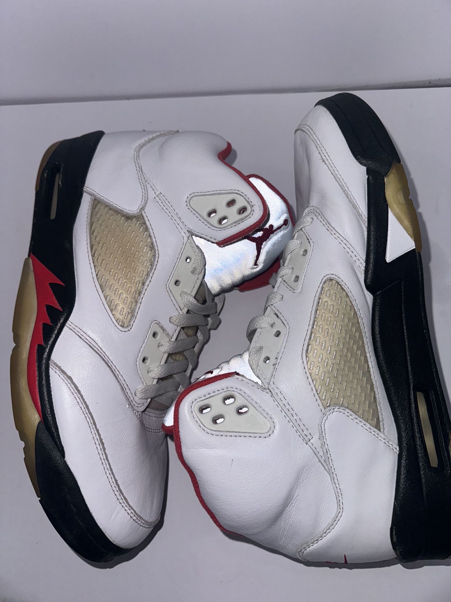 Fire Red Jordan 5s