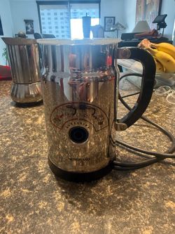 Nespresso Electric Milk Frother Aeroccino Plus Stainless Model 3192 Hot & Cold