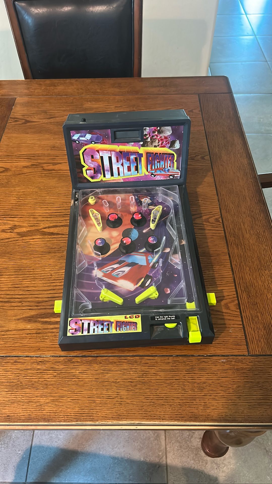Vintage 1994 Street Fighter Table Top Pinball