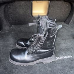 Southwest boot co. FFB 401 - 8" FIREFIGHTER STATION/DUTY BOOT size 8D