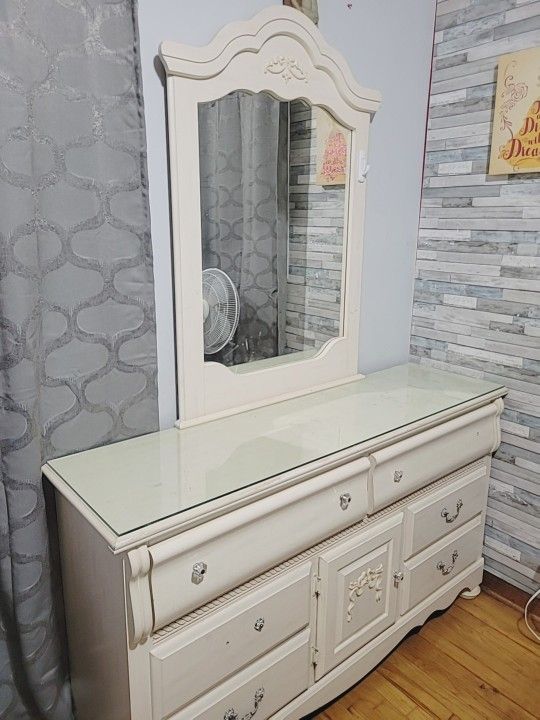 Dresser, Mirror And Night Stand