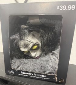 Spooky Village Animated Hanging Character