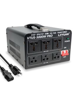 LVYUAN 5000 Watt Voltage Converter Transformer Heavy Duty