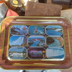 Cool Vintage 1960s Niagara Falls Serving Tray