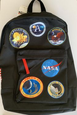 Nasa Black Back Pack New With Tag And Accessories 