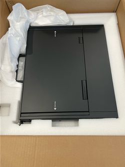 VGA 4 Port Rack Mount KVM Console 15.6" 1080P, 24" Drawer, OSD Hotkey Button