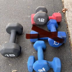 Rubber Dumbbells 