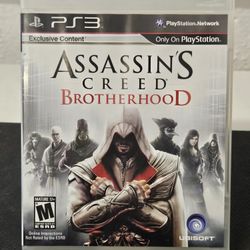Assassin's Creed: Brotherhood Sony Playstation 3 PS3 Video Game