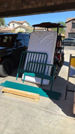 Twin bed frame and mattress