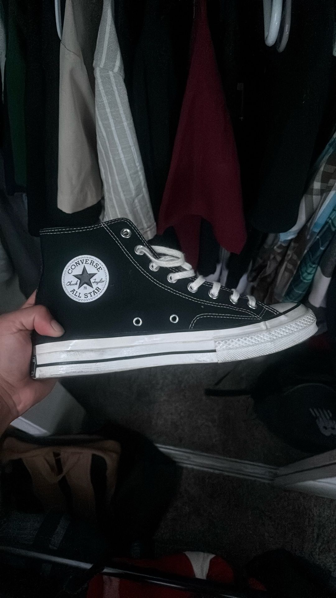 Size 10 Converse Tan Or Black