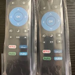 2 Pack ONN Roku TV Remote Control with Disney button