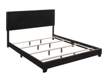 Black full size bed frame