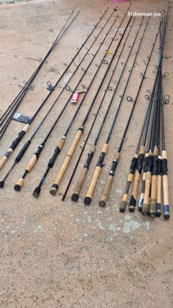 St Croix Rods/Fenwick/Phenix...150.00 Each