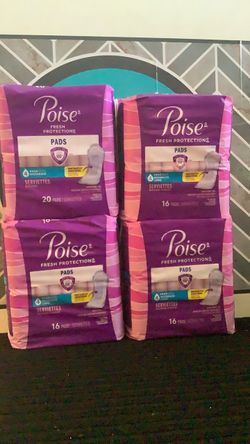 Poise Fresh Protection Pads – 4 Packs. Price is firm