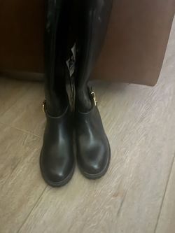 New Never Worn -Black Girl Boots-Size 1