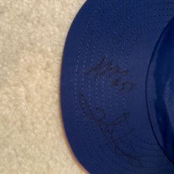 Signed Clinton Portis hat
