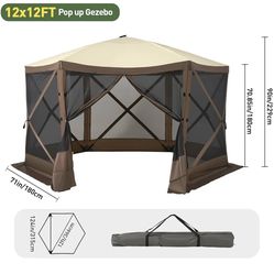 New in box!!12x12 pop up gazebo