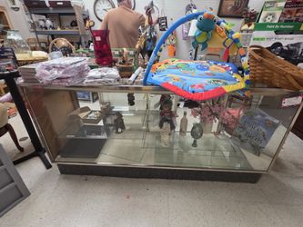 Glass display case