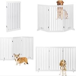36” Foldable Freestanding Pet Fence - P26
