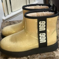 Brand New UGG Ladies Clear Waterproof Ankle Boots 