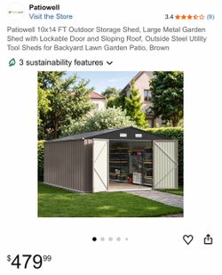 outdoor storage shed