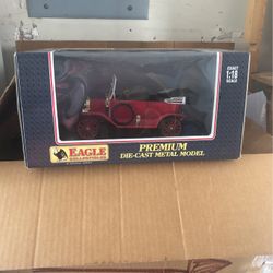 Red Ford model T sedan red