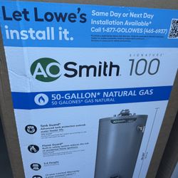 AO Smith 40 Gallon New Water Heater Rheem 40 Gallon Water Heater