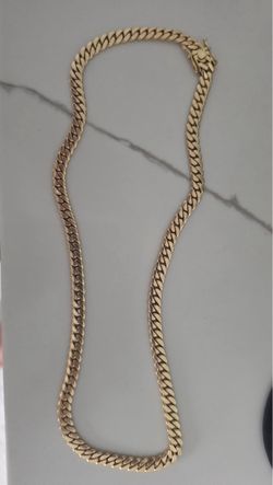 10k solid Cuban link