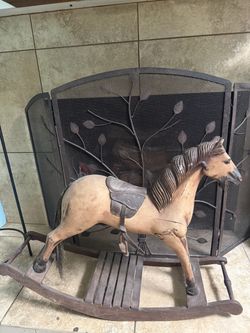 Vintage antique rocking horse