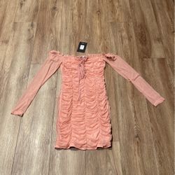 NWT Fashionova Rushed Dress Size Small 