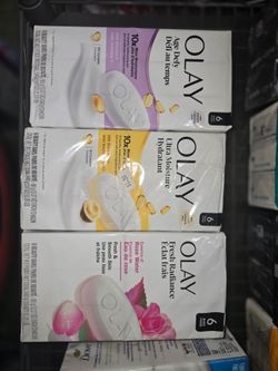 BAR SOAP (OLAY & DOVE BODY WASH 6 Count)