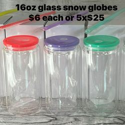 Sublimation Snow Globe tumblers