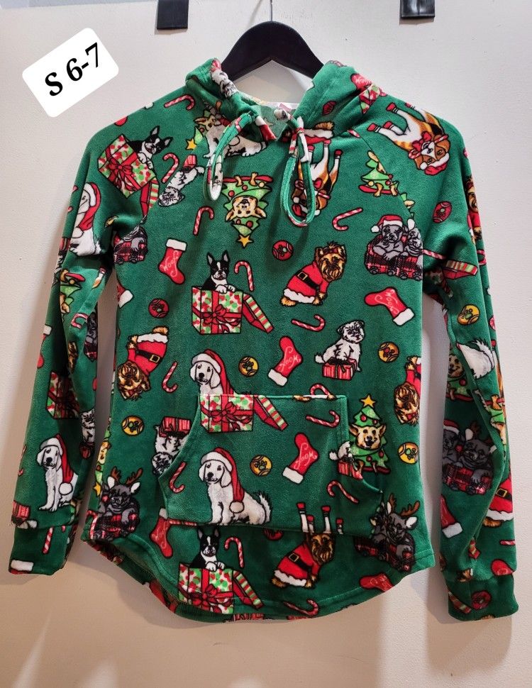 Girl's Cozy Christmas Ugly Sweater