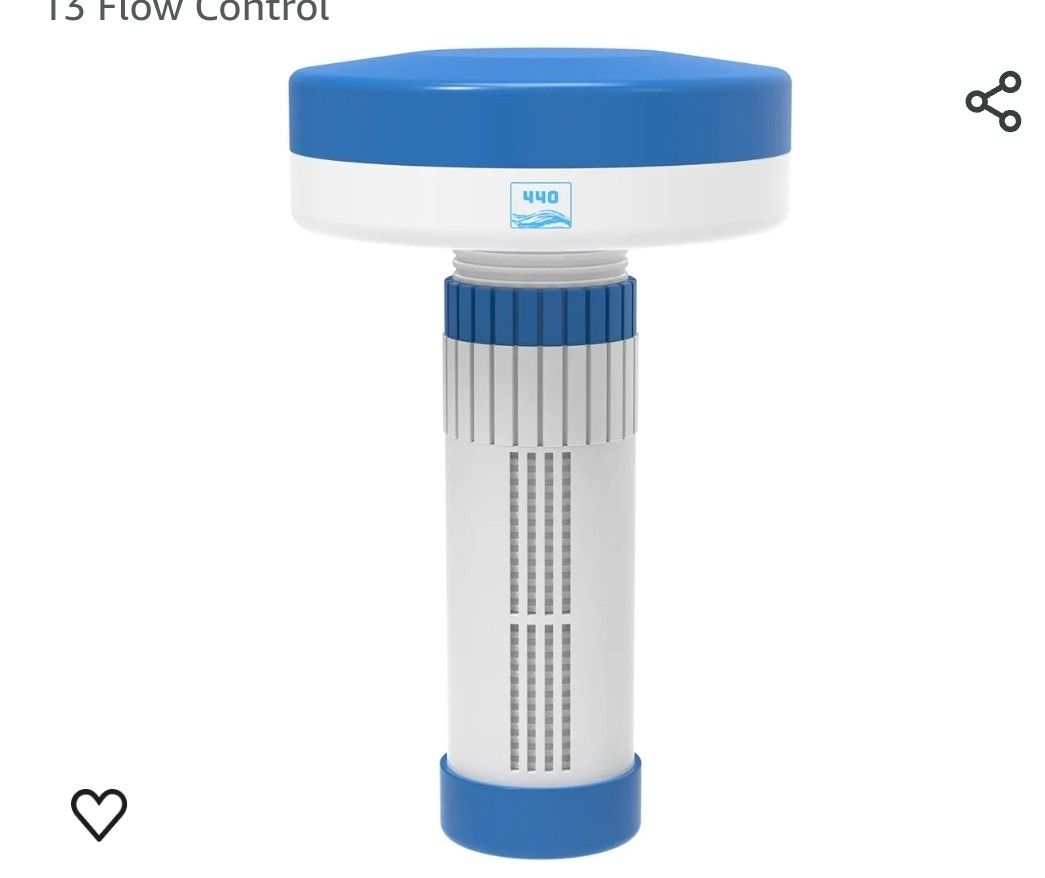 Mini Premium Floater Dispenser for Spa, Hot Tub and Small Pools for 1 Inch Chlorine or Bromine Tablets. (Tablets NOT Included) Adjustable Release, fro