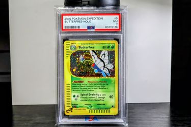 Pokemon Butterfree Holo 2002 Pokemon Expedition #5 PSA 7 🍥