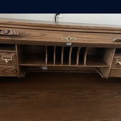Vintage roll down desk in perfect condition.