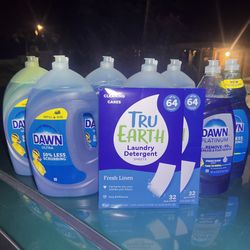 Dawn Dish Soap & Laundry Detergent Sheets 